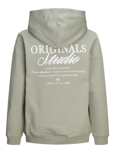 JACK & JONES JUNIOR HETTEGENSER JORNORREBRO TYPO BACK SWEAT HOOD