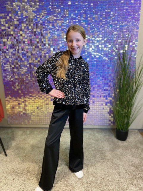 VERO MODA GIRL BOMBERJAKKE PALJETTER VMBELLA