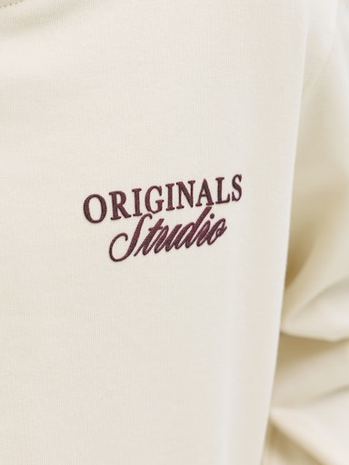 JACK & JONES JUNIOR HETTEGENSER JORNORREBRO TYPO BACK SWEAT HOOD