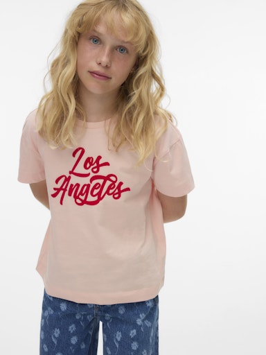 VERO MODA GIRL T-SKJORTE VMVICTORIA METTE SS