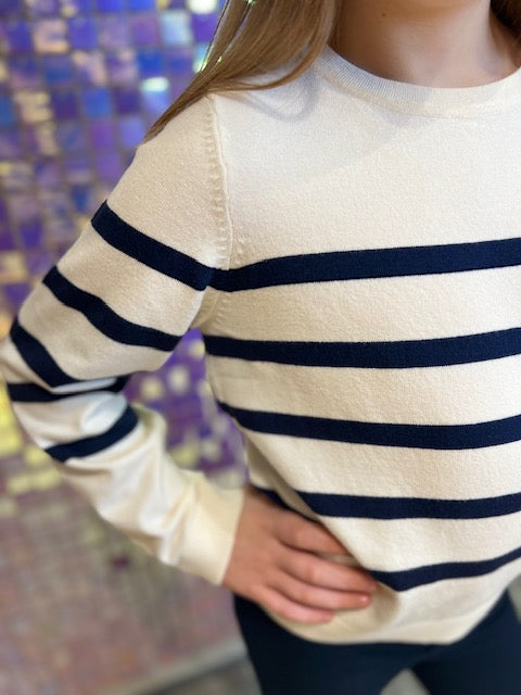 VERO MODA GIRL STRIKK LS VMSABA