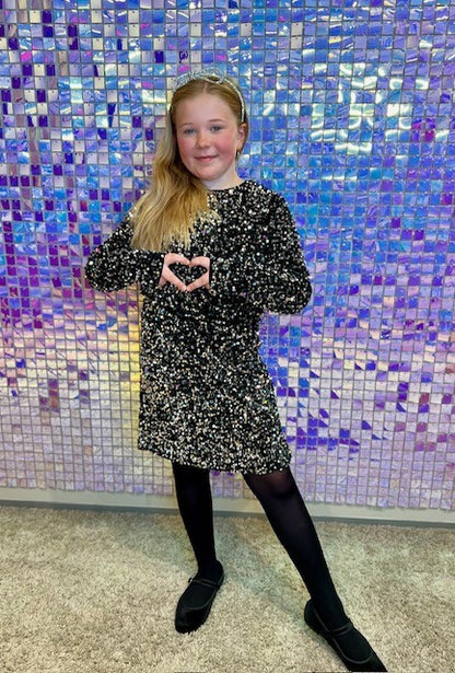 VERO MODA GIRL FESTKJOLE VMBELLA SEQUIN