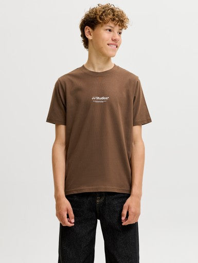 JACK  JONES JUNIOR T-SKJORTE JJESOHO TEE CREW&