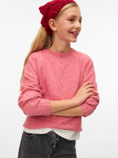 VERO MODA GIRL STRIKK VMDOFFY LS O-NECK