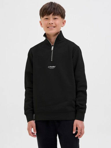 JACK & JONES JUNIOR SWEAT JJESOHO SWEAT QUARTER ZIP