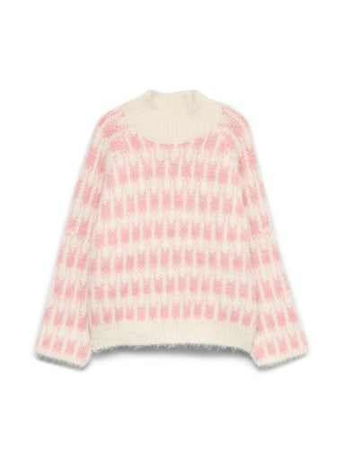 VERO MODA GIRL STRIKK VMLISA O-NECK