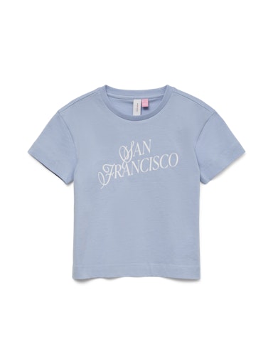 VERO MODA GIRL T-SKJORTE VMVICTORIA METTE SS
