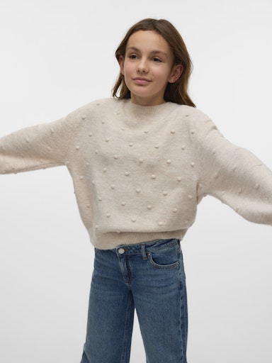 VERO MODA GIRL STRIKKEGENSER VMFRANCESCA