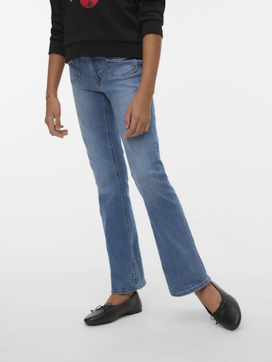 VERO MODA GIRL FLARED JEANS VMFLASH FRONT POCKET