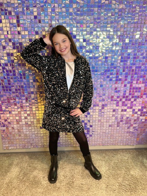 VERO MODA GIRL BOMBERJAKKE PALJETTER VMBELLA