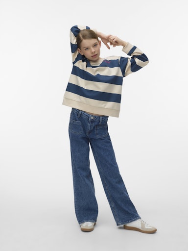 VERO MODA GIRL SWEAT VMVIOLA BEA LS