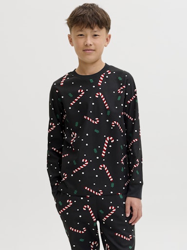 JACK & JONES JUNIOR LOUNGEWEAR SETT JACTRISTAN PRINTED