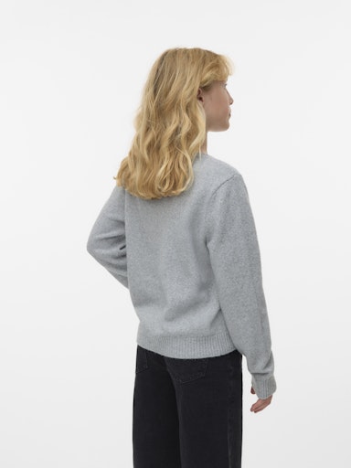 VERO MODA GIRL STRIKKEGENSER VMDOFFYSHINE O-NECK