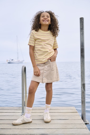 KIDS ONLY T-SHIRT KOGHELLE LIFE S/S STRIPE REG