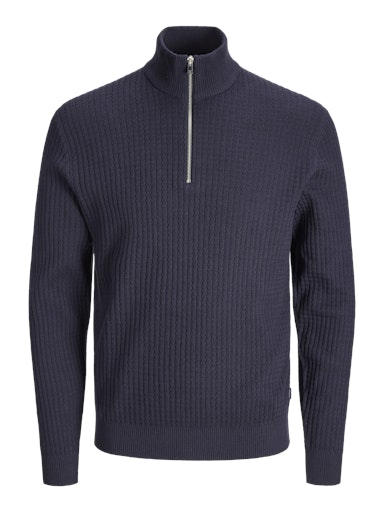 JACK & JONES JUNIOR STRIKKEGENSER HALF ZIP