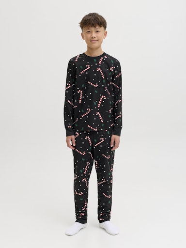 JACK & JONES JUNIOR LOUNGEWEAR SETT JACTRISTAN PRINTED