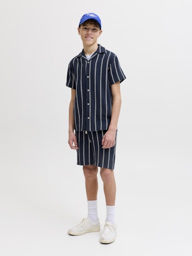 JACK & JONES JUNIOR SHORTS JPSTJAIDEN COBA STRIPE