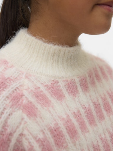VERO MODA GIRL STRIKK VMLISA O-NECK