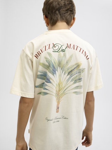 JACK &  JONES JUNIOR T-SKJORTE JORHYDRA CUTOUT
