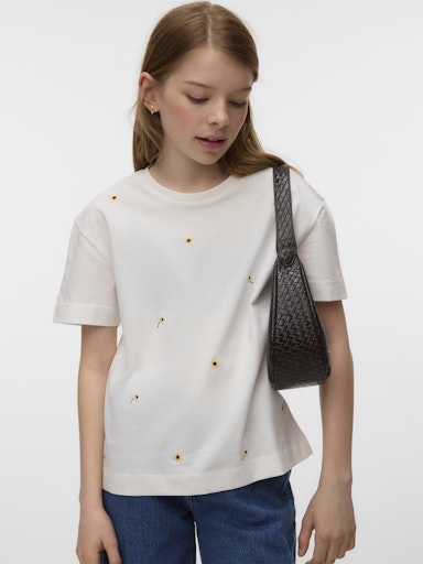 VERO MODA GIRL T-SKJORTE VMSOLA METTE SS