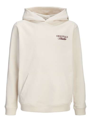JACK & JONES JUNIOR HETTEGENSER JORNORREBRO TYPO BACK SWEAT HOOD