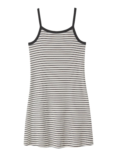 LMTD KJOLE M/STROPPER NLFHINAJA STRIPE KORT