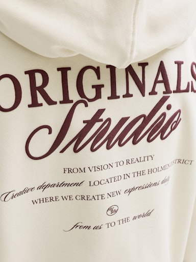 JACK & JONES JUNIOR HETTEGENSER JORNORREBRO TYPO BACK SWEAT HOOD