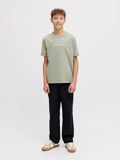 JACK & JONES JUNIOR T-SKJORTE JORNORREBRO EMB TEE