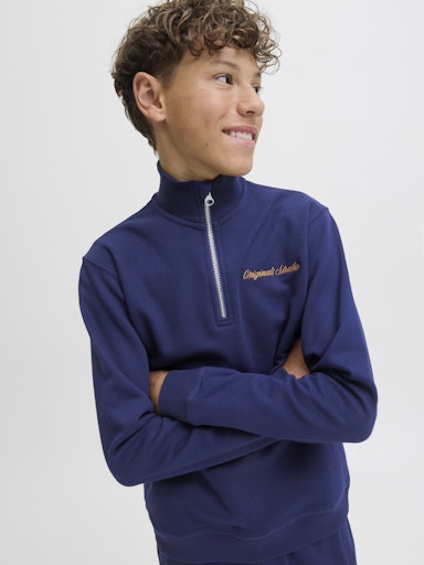 JACK &JONES JUNIOR HALFZIP GENSER JORNORREBRO