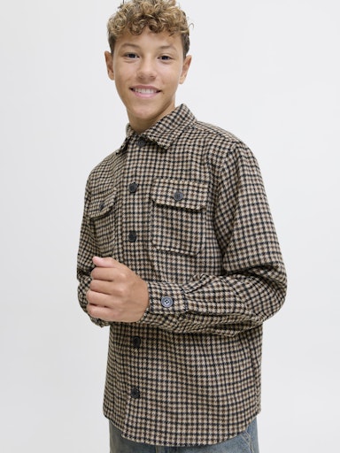 JACK&JONES JUNIOR JJEBRADLEY OVERSHIRT OLLIE LS JNR