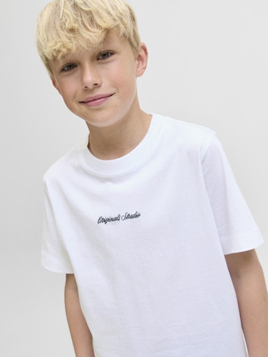 JACK & JONES JUNIOR T-SKJORTE JORNORREBRO EMB TEE