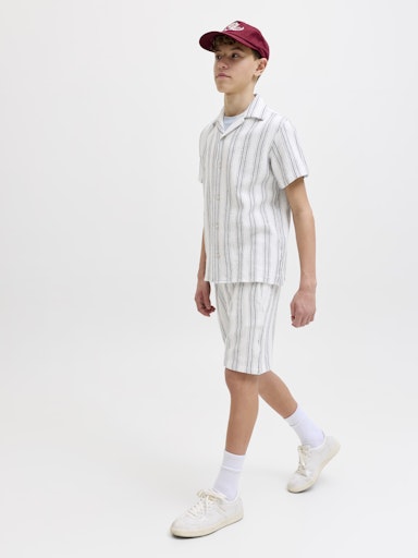 JACK & JONES JUNIOR SHORTS JPSTJAIDEN COBA STRIPE