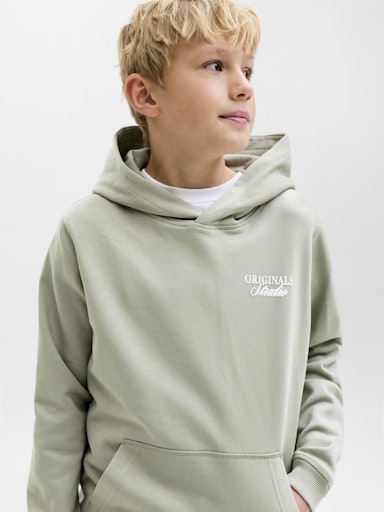 JACK & JONES JUNIOR HETTEGENSER JORNORREBRO TYPO BACK SWEAT HOOD