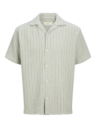 JACK & JONES JUNIOR JJECOBA SKJORTE SS STRIPE RESORT