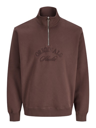 JACK & JONES JUNIOR HALFZIP SWEAT JORBLEECKER