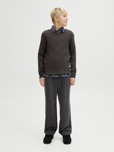 JACK & JONES JUNIOR STRIKKEGENSER CREW NECK JPRBLUBARKLEY
