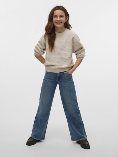 VERO MODA GIRL STRIKKEGENSER VMFRANCESCA