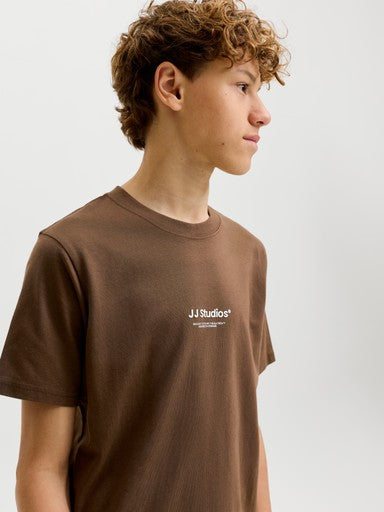 JACK  JONES JUNIOR T-SKJORTE JJESOHO TEE CREW&