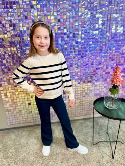 VERO MODA GIRL STRIKK LS VMSABA