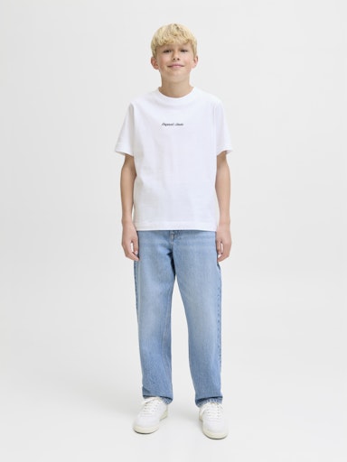 JACK & JONES JUNIOR T-SKJORTE JORNORREBRO EMB TEE