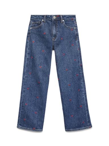 VERO MODA GIRL DONGERIBUKSE VMTESSA WIDE EMB