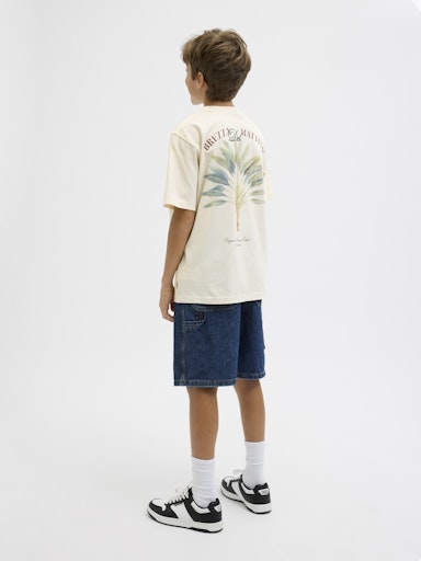 JACK &  JONES JUNIOR T-SKJORTE JORHYDRA CUTOUT