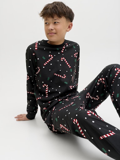 JACK & JONES JUNIOR LOUNGEWEAR SETT JACTRISTAN PRINTED