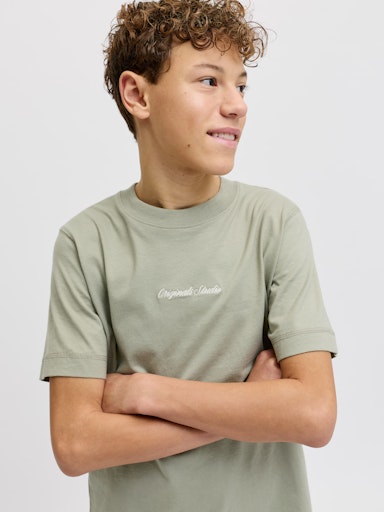 JACK & JONES JUNIOR T-SKJORTE JORNORREBRO EMB TEE