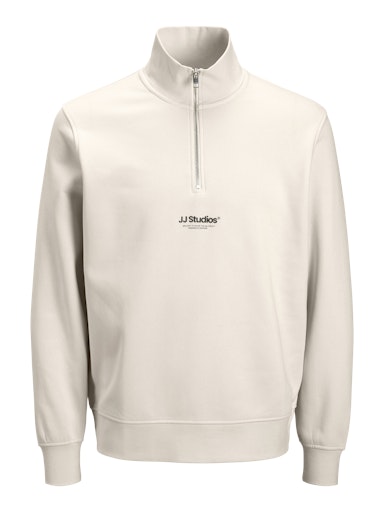 JACK & JONES JUNIOR SWEAT JJESOHO SWEAT QUARTER ZIP