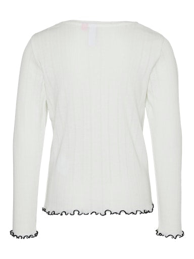 VERO MODA GIRL  TOPP LS CONTRAST VMJULIETTA