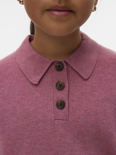 VERO MODA GIRL STRIKKEGENSER POLO VMEXCITING