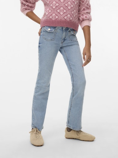 VERO MODA GIRL FLARED JEANS VMFLASH FRONT POCKET