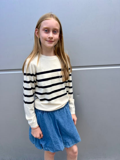 VERO MODA GIRL STRIKK LS VMSABA