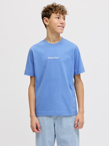 JACK & JONES JUNIOR T-SKJORTE JORNORREBRO EMB TEE